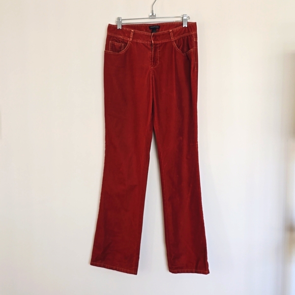 Kenneth Cole New York Hot Red 100% Cotton Mid Rise Jeans Size 4 - Picture 2 of 11
